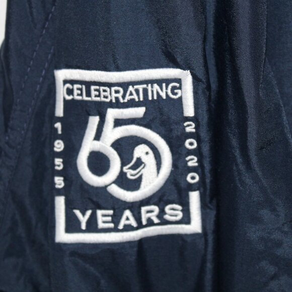 Port Authority BNWT Aflac 65 Years blue insulated windbreaker hooded jacket XL - Picture 3 of 7